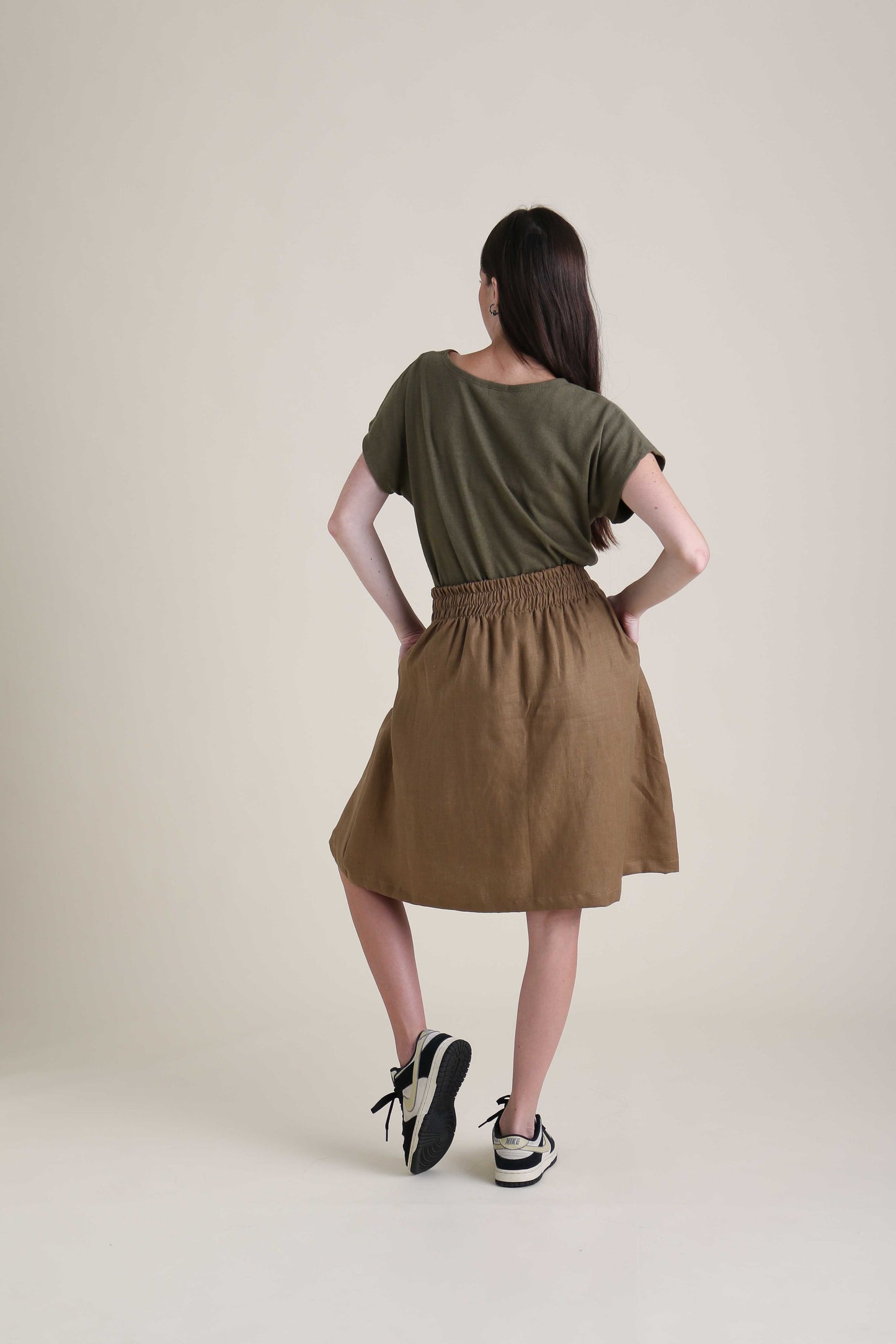 Afternoon Skirt (Upadated) in Tea