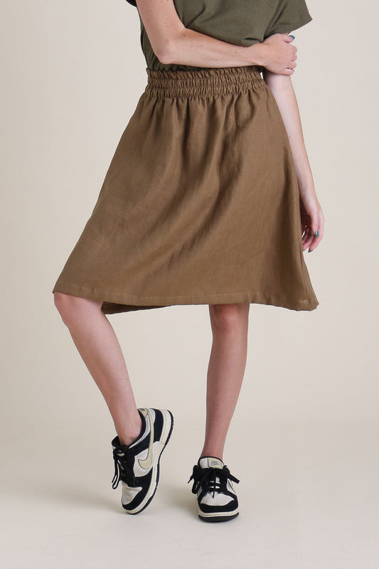 Afternoon Skirt (Upadated) in Tea