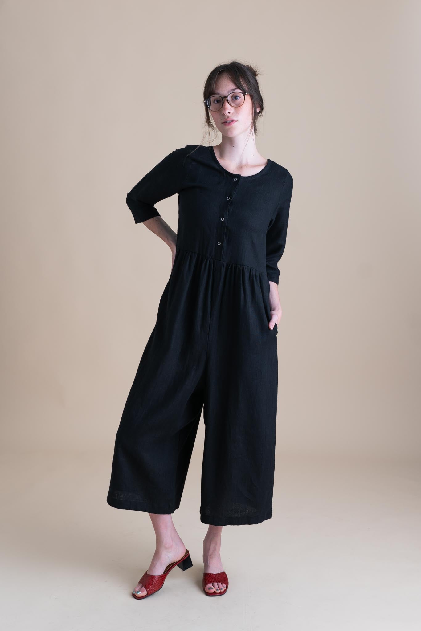 Ranch Jumpsuit (Updated) in Black