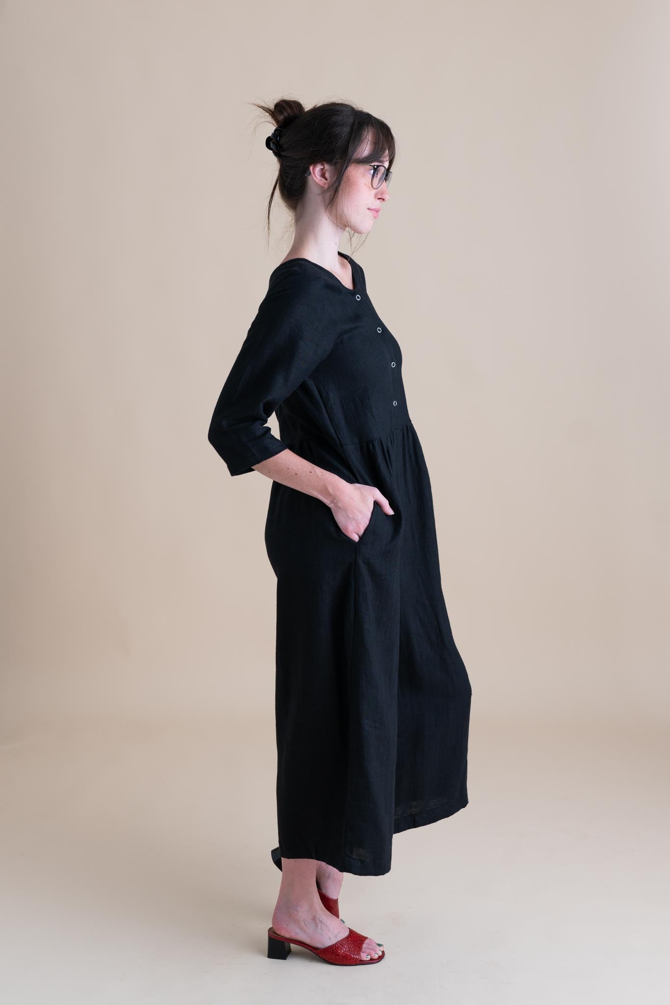 Ranch Jumpsuit (Updated) in Black