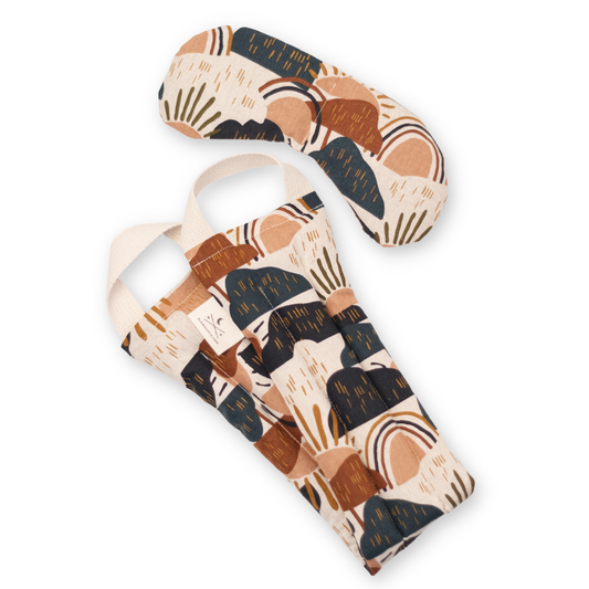 Eye Mask + Neck Wrap Bundle - Rainbow Hill - Homeland Harvest