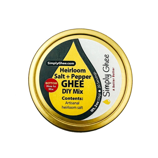 Heirloom Salt + Pepper Ghee DIY Mix - Homeland Harvest
