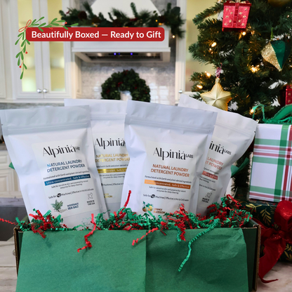 Alpiniå’s Natural Laundry Sample Bundle – Christmas Gift Box (4 Scents)