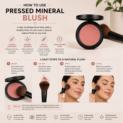 Blush | pressed + organic