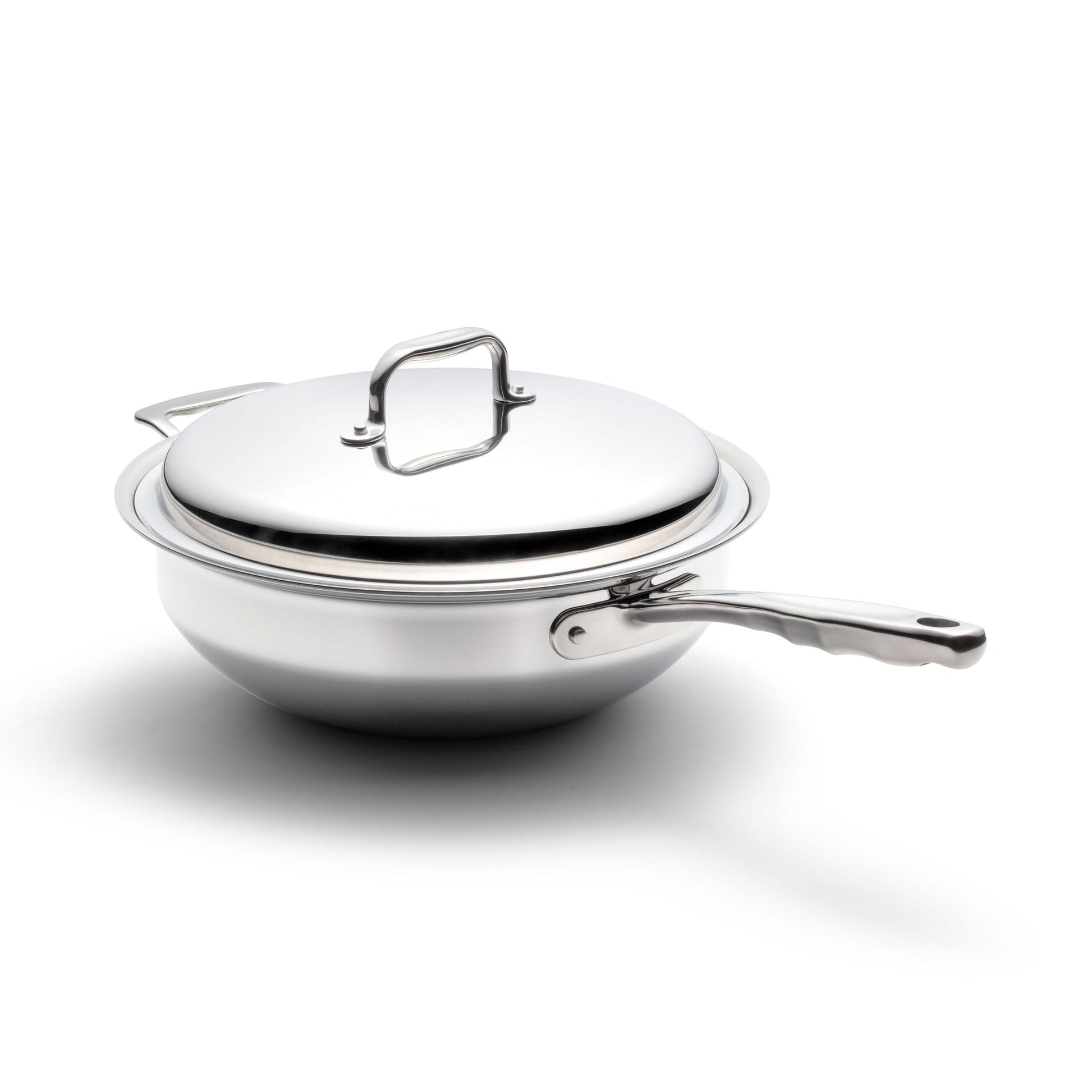 5 Quart Stainless-Steel Wok - Homeland Harvest