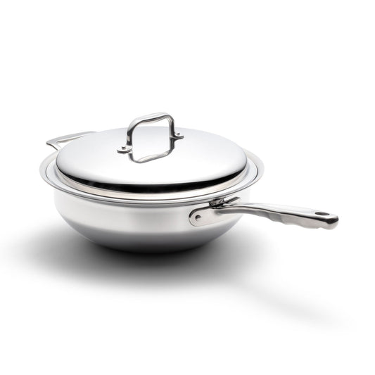 5 Quart Stainless-Steel Wok - Homeland Harvest