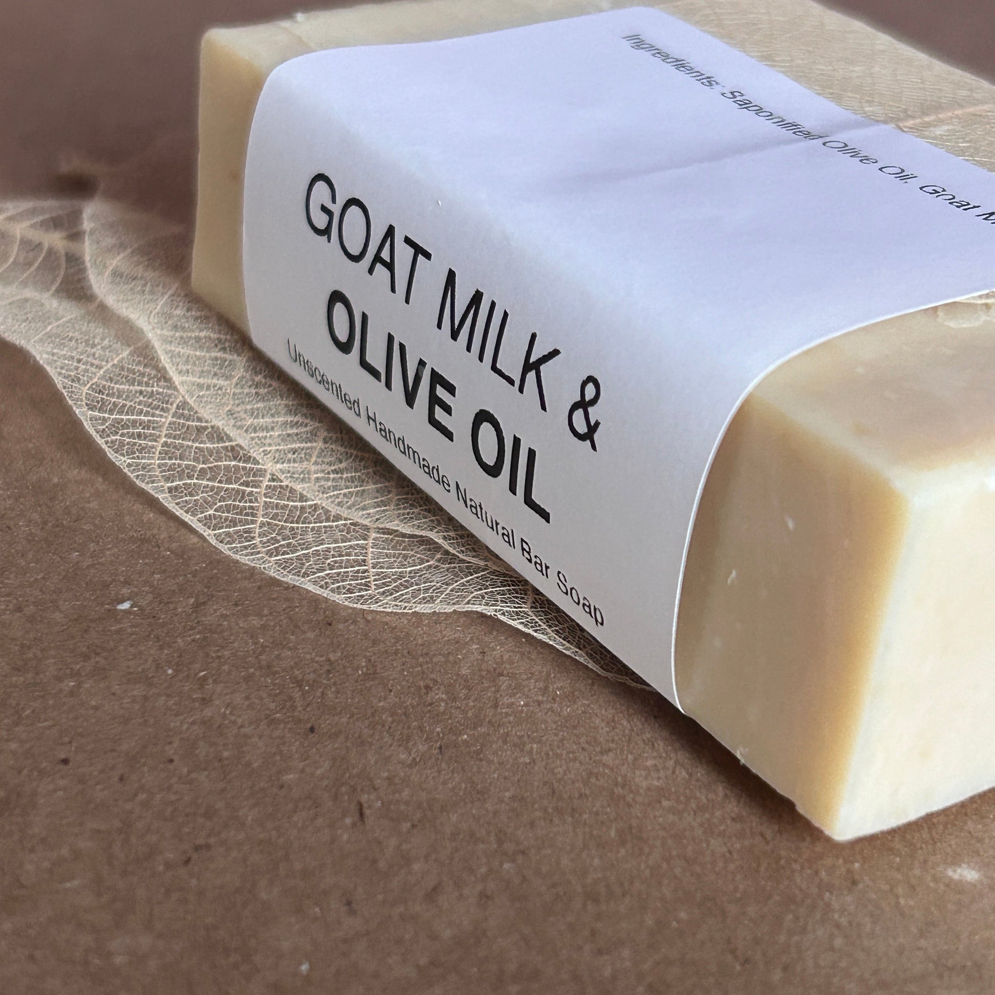 Goat Milk & Olive Oil Bar Soap, Unscented - Homeland Harvest