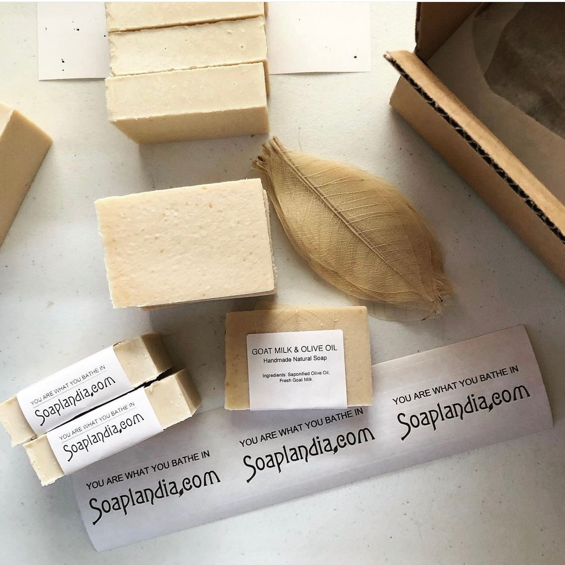 Goat Milk & Olive Oil Bar Soap, Unscented - Homeland Harvest