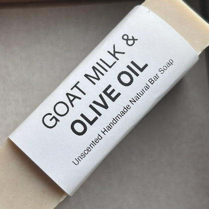 Goat Milk & Olive Oil Bar Soap, Unscented - Homeland Harvest