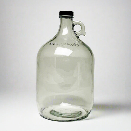 1 Gallon Glass Jug with Cap - Homeland Harvest