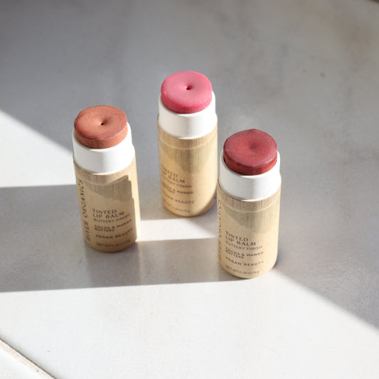 Set of 3 Tinted Vegan Lip Balms - Homeland Harvest
