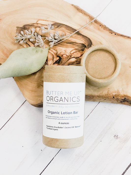 Organic Lotion Bar Shea Butter and Coconut Oil - Homeland Harvest