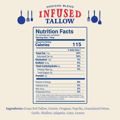 Cooking Tallow - 21 oz