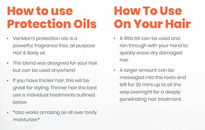 VanMan's Protection Oils Hair Serum - Homeland Harvest