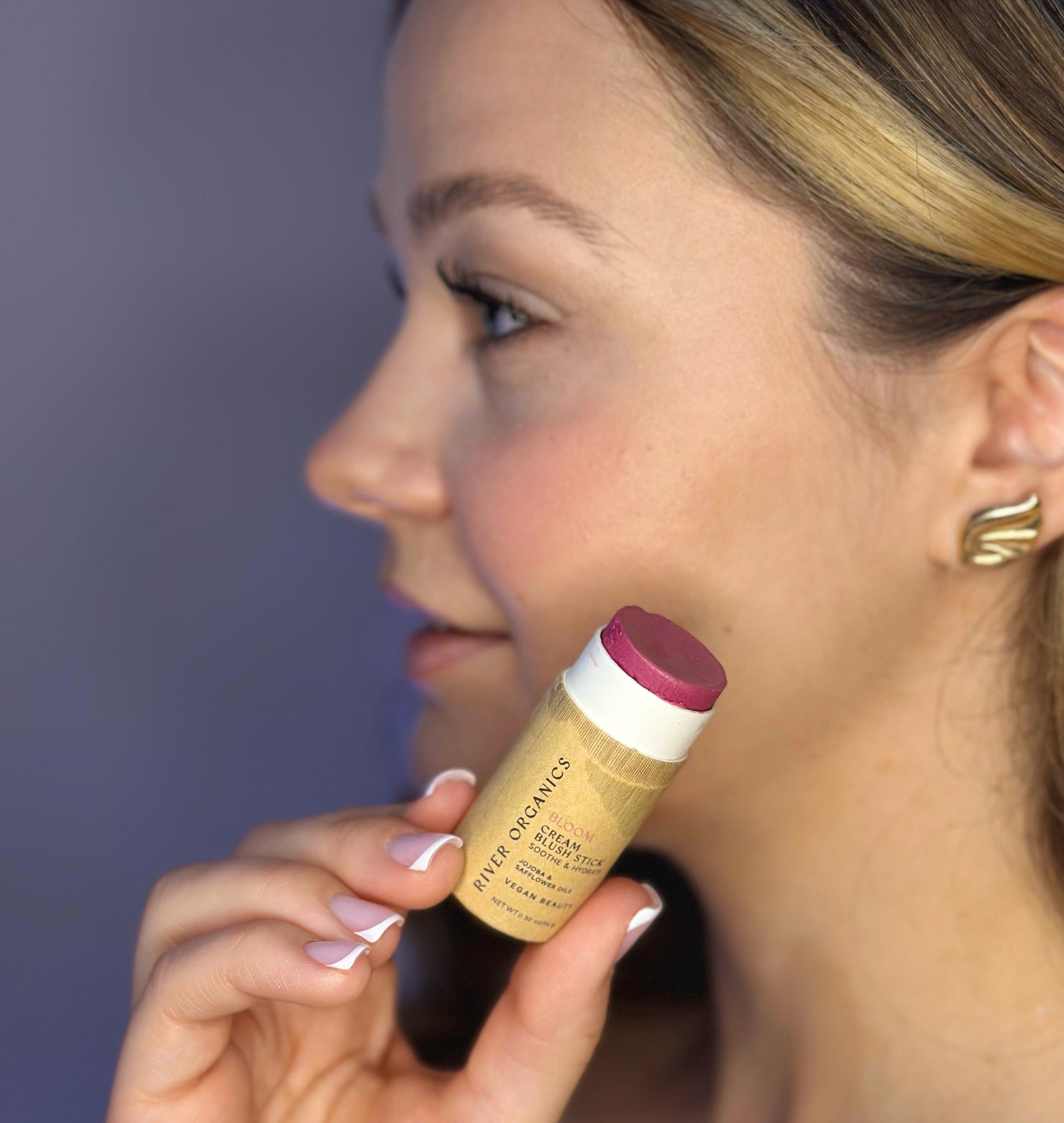 Creamy Vegan Blush Stick - Bloom - Homeland Harvest