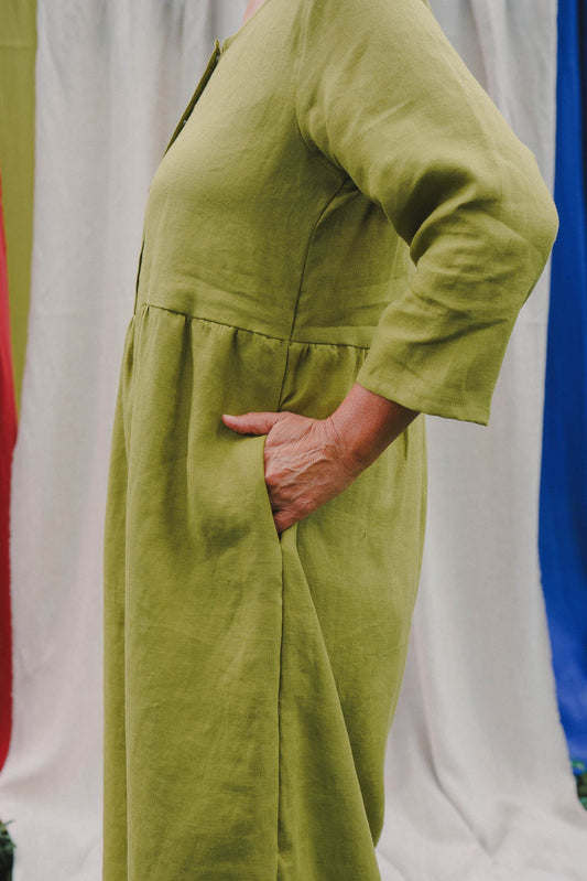 Ranch Jumpsuit (Updated) in Avocado