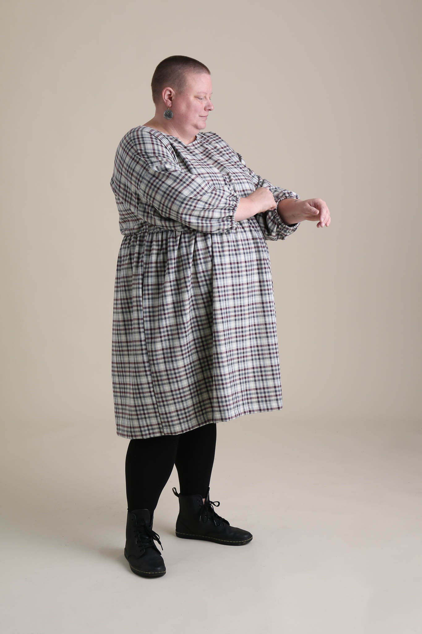 Clara Dress in Grove