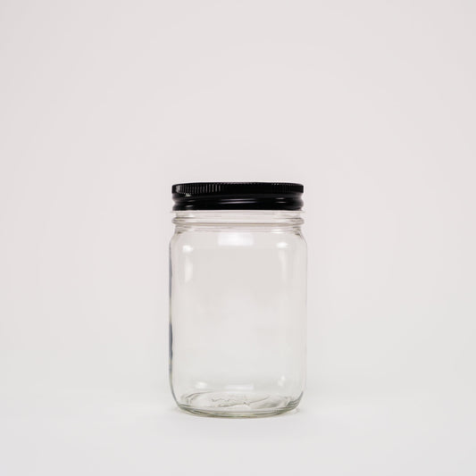12 oz Glass Keeper Jar | Metal Cap - Homeland Harvest