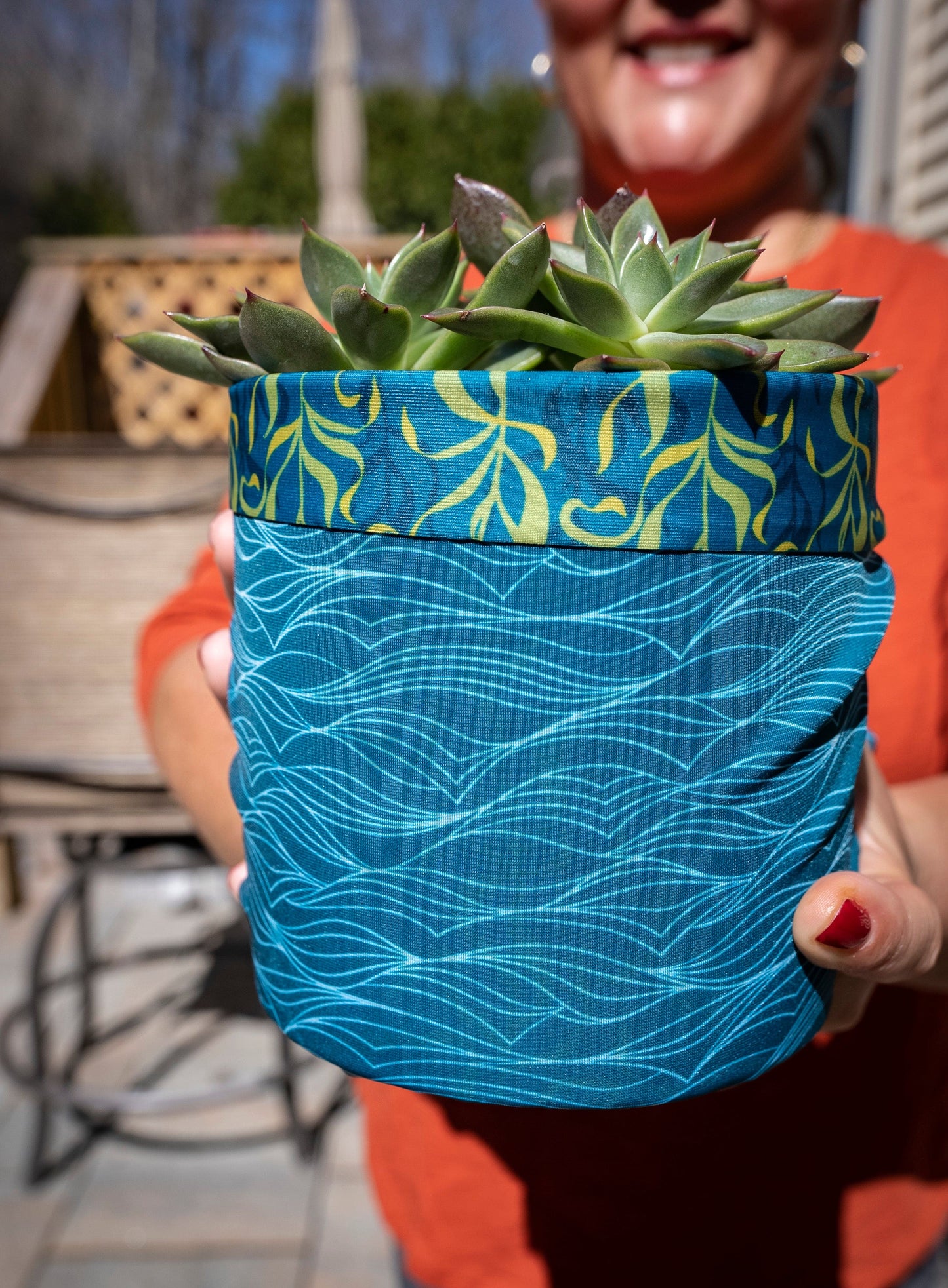 Assorted Set of 5 Reusable Cloth Furoshiki Gift Wrap | Ocean Collection - Homeland Harvest