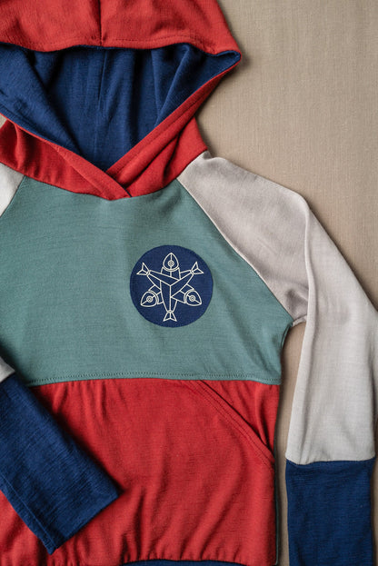Kids Free Range Merino Hoodie