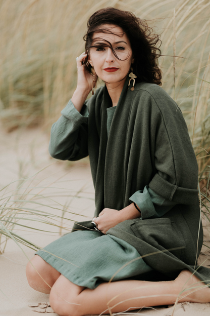 Timberline Cardigan (Updated) in Forest
