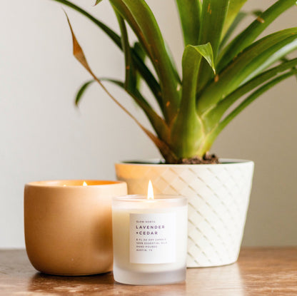 Lavender + Cedar - Signature Candle - Homeland Harvest