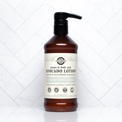 Avocado Lotion | Mama + Baby Safe - Homeland Harvest