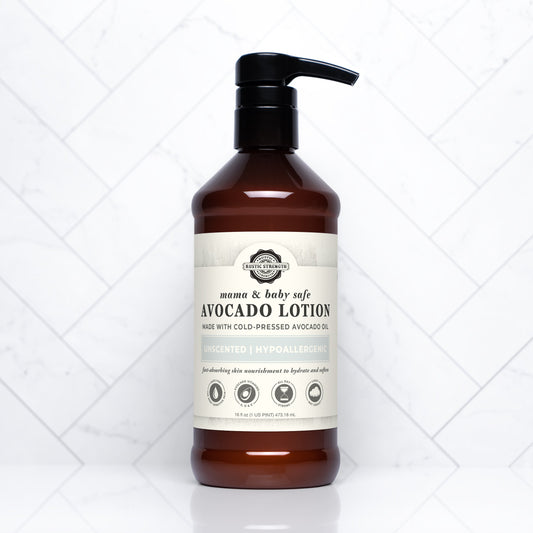 Avocado Lotion | Mama + Baby Safe - Homeland Harvest