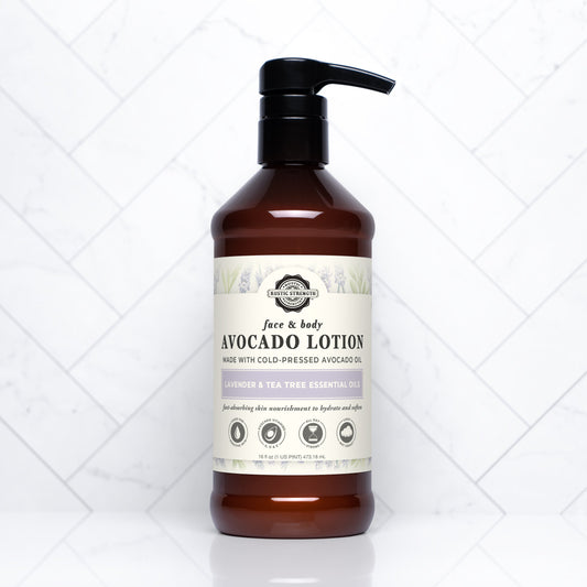 Avocado Lotion | Lavender & Tea Tree - Homeland Harvest