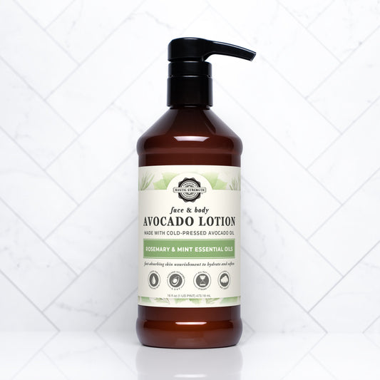 Avocado Lotion | Rosemary & Mint - Homeland Harvest