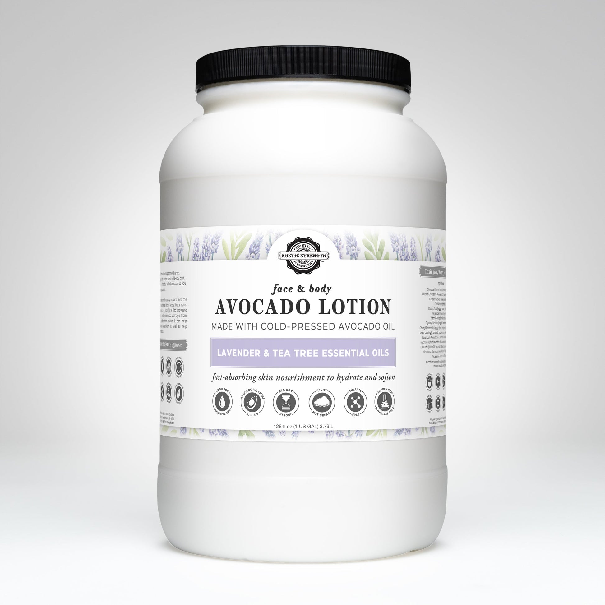 Avocado Lotion | Lavender & Tea Tree - Homeland Harvest