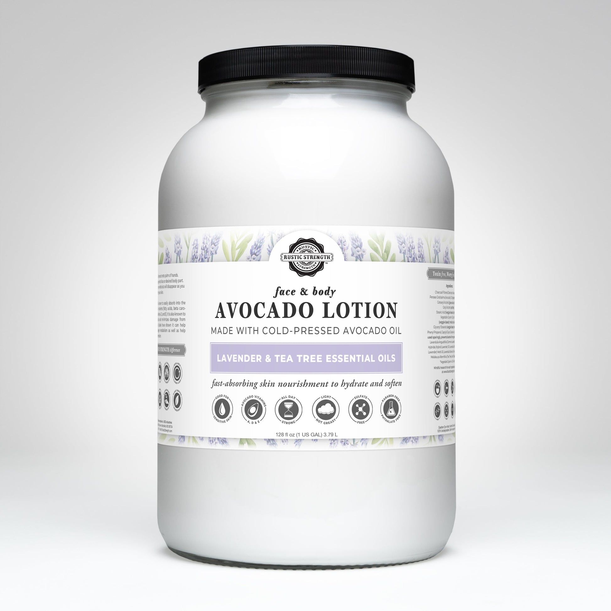 Avocado Lotion | Lavender & Tea Tree - Homeland Harvest