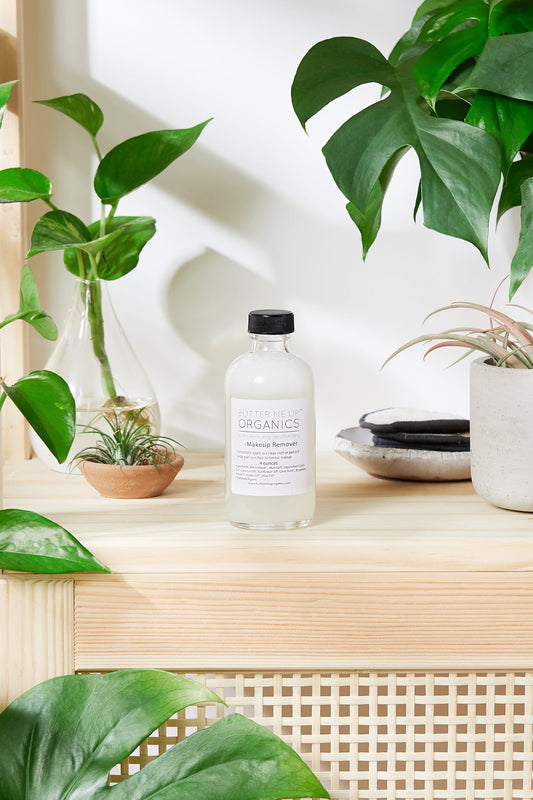 Organic Makeup Remover / Toxin Free / Gentle / Sensitive Skin / Organic Skincare / Butter Me Up Organics - Homeland Harvest