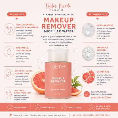 Makeup Remover with micellar water