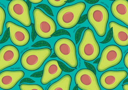 Beeswax Food Wrap - Avocado Print - Homeland Harvest