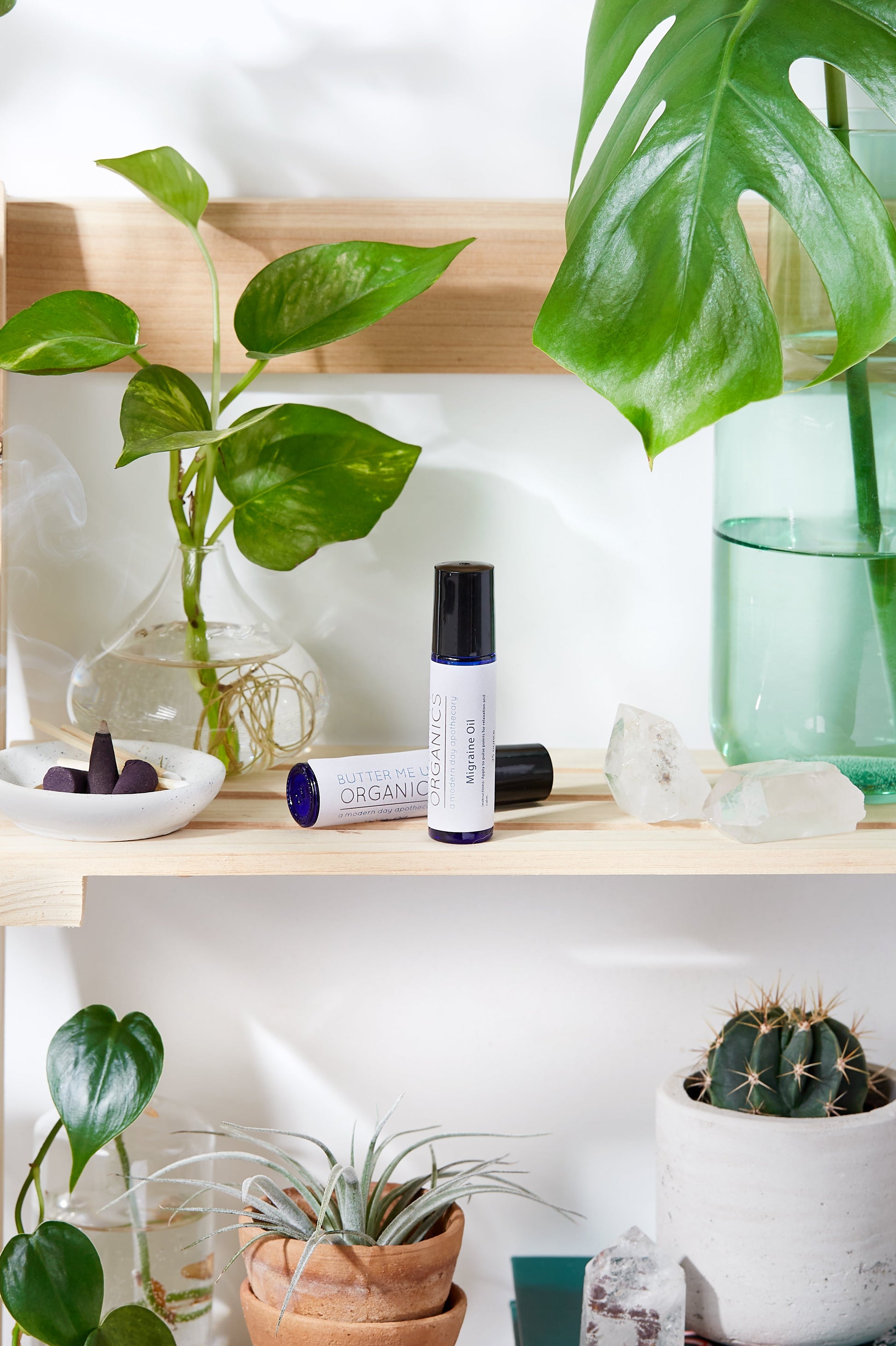 Essential Oil For Migraines / Migraine Relief / Organic Oils For Migraines/ Butter Me Up Organics - Homeland Harvest