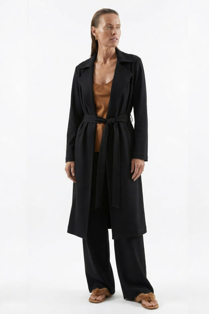 Knit Lounge Coat: EMF Shielding