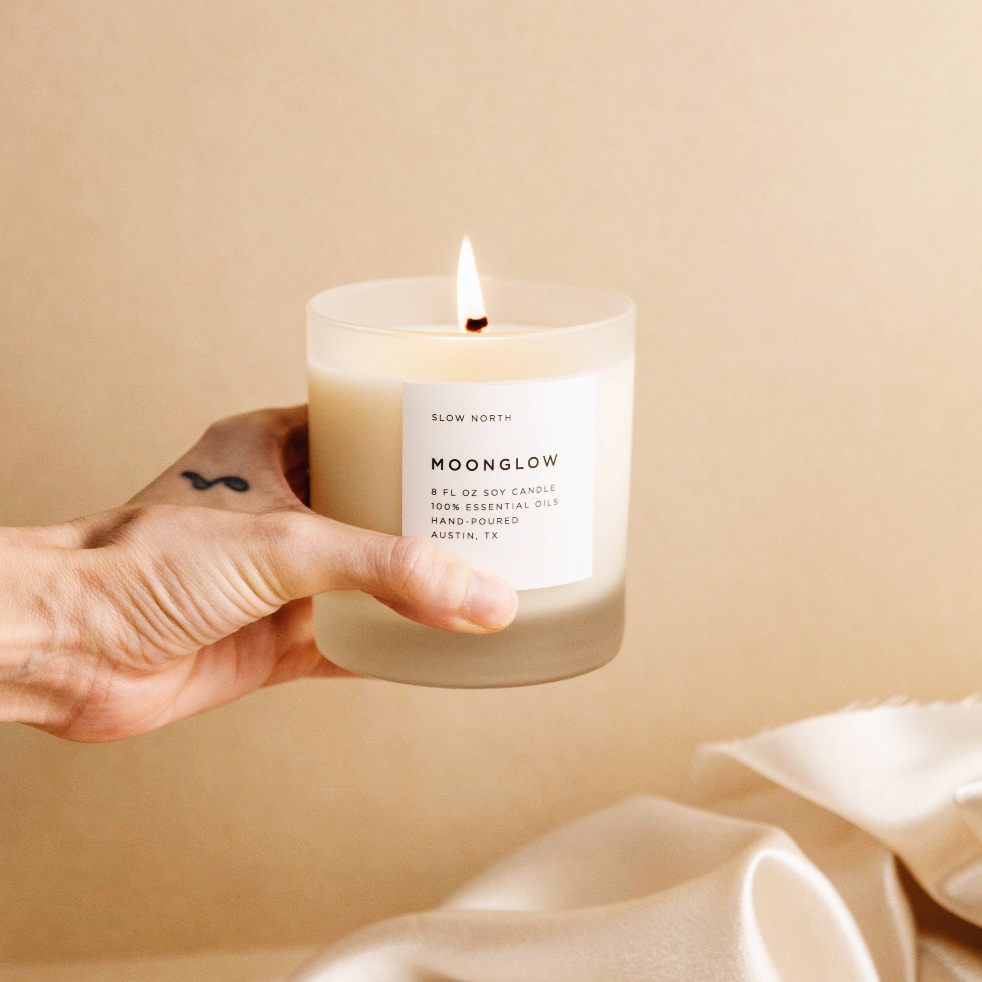 Moonglow - Signature Candle (Patchouli + Cinnamon + Black Pepper) - Homeland Harvest