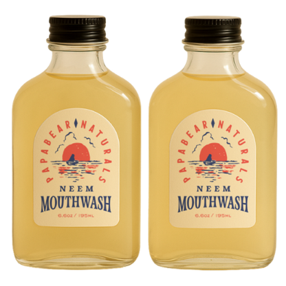 Neem Mouthwash - 6.6 oz (2 Pack)