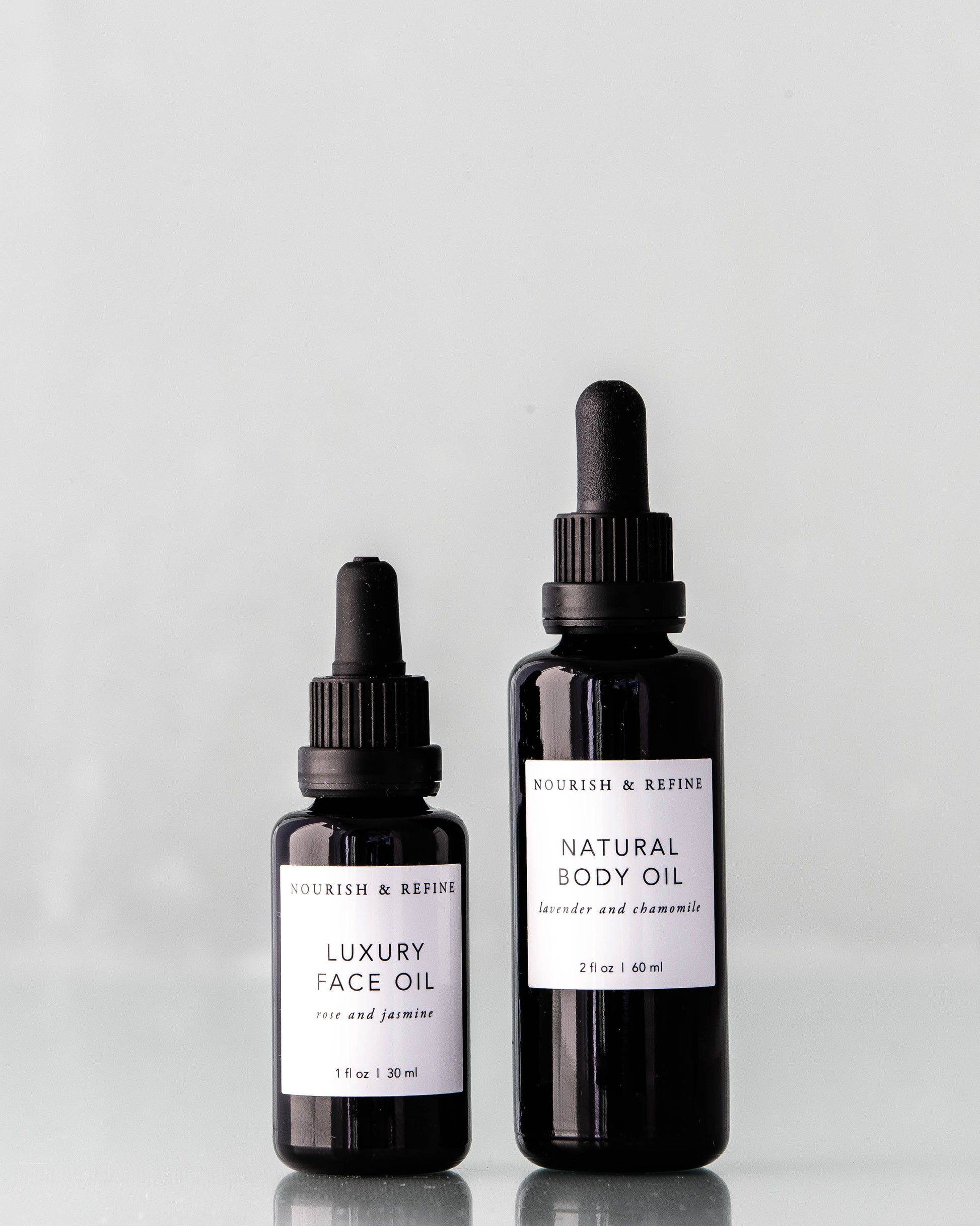 Luxury Face & Body Oil Set - Homeland Harvest