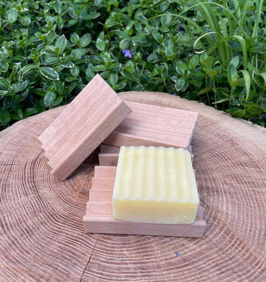 Natural Red Alder Wood Soap Dish - Homeland Harvest
