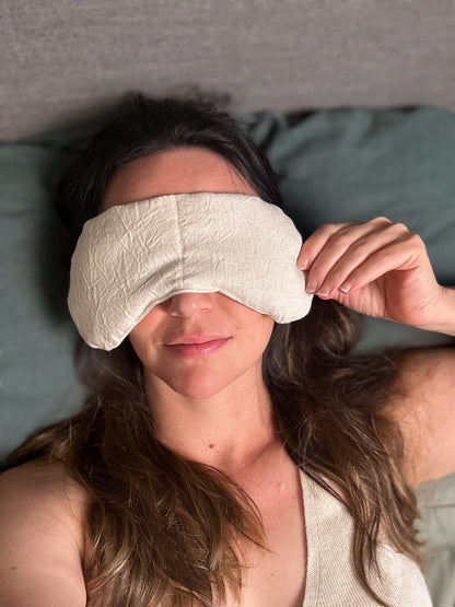Eye Mask + Neck Wrap Bundle - Natural - Homeland Harvest