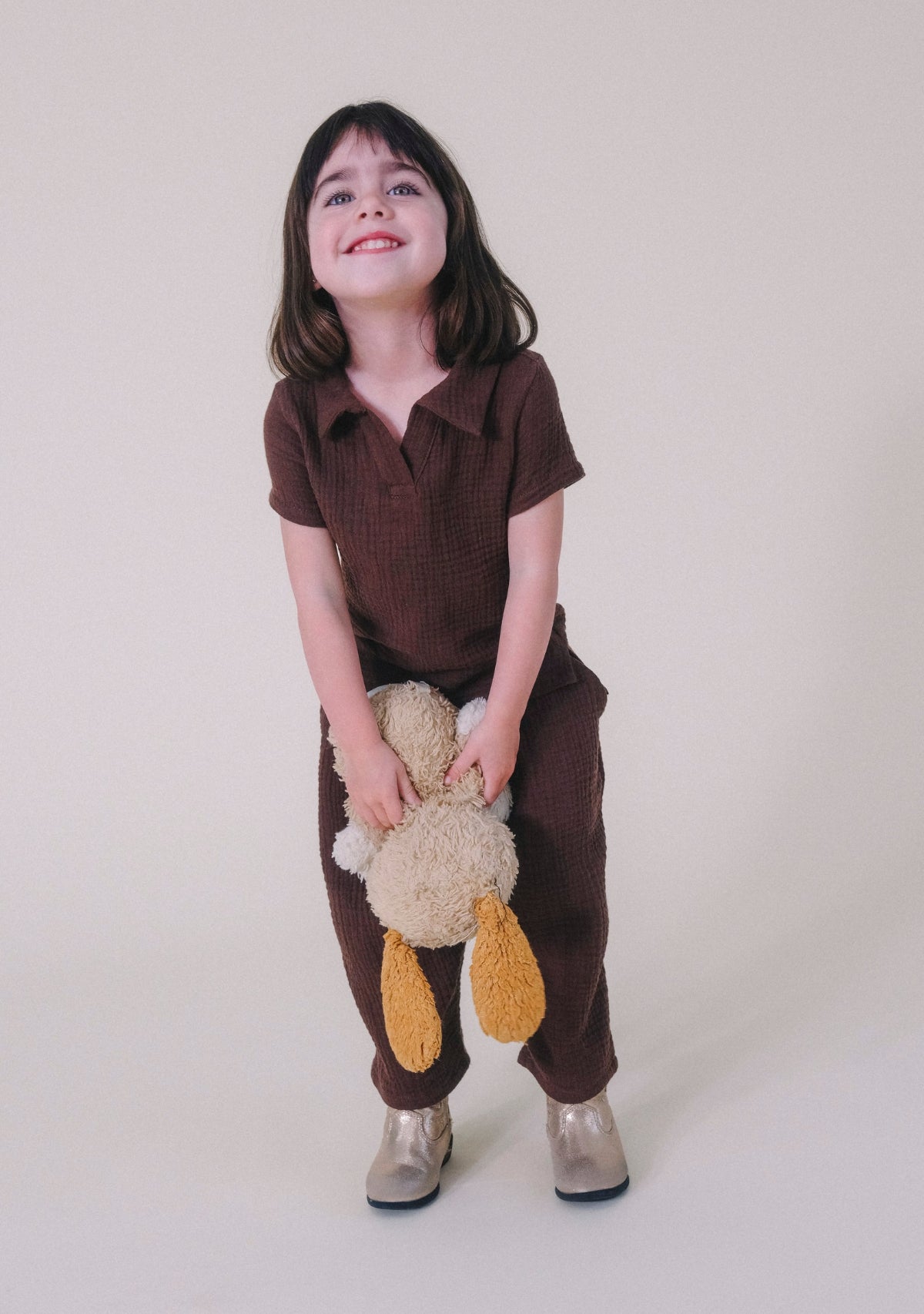 Nico Toddler Top - Chicory Coffee - Homeland Harvest