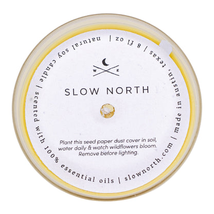 Hello Sunshine - Signature Candle (Grapefruit + Geranium + Lime) - Homeland Harvest