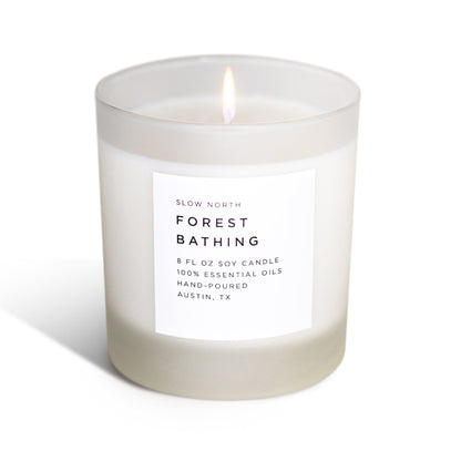 Forest Bathing - Signature Candle (Fir + Pine + Patchouli) - Homeland Harvest