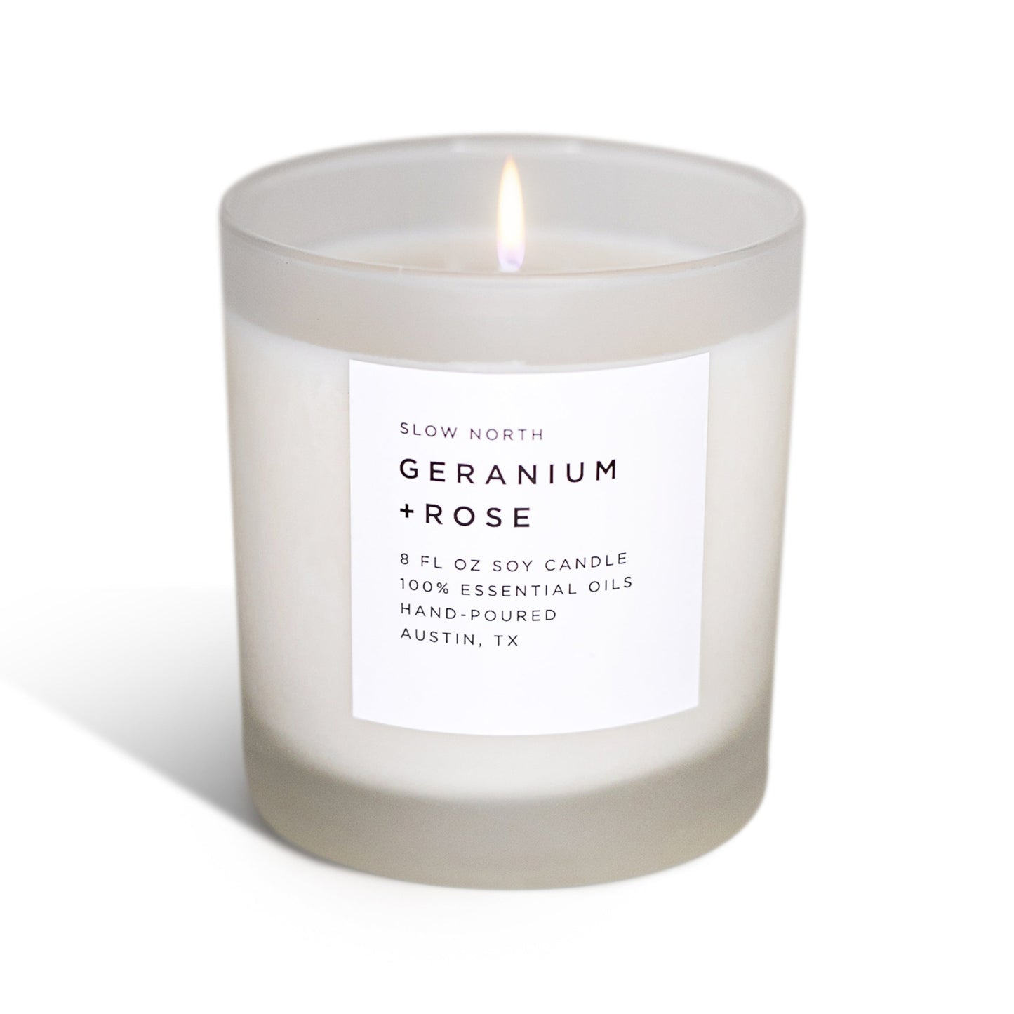 Geranium + Rose - Signature Candle - Homeland Harvest