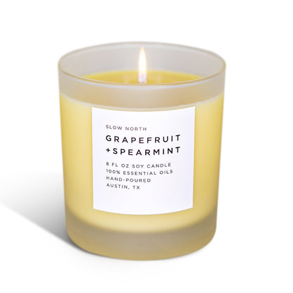 Grapefruit + Spearmint - Signature Candle - Homeland Harvest