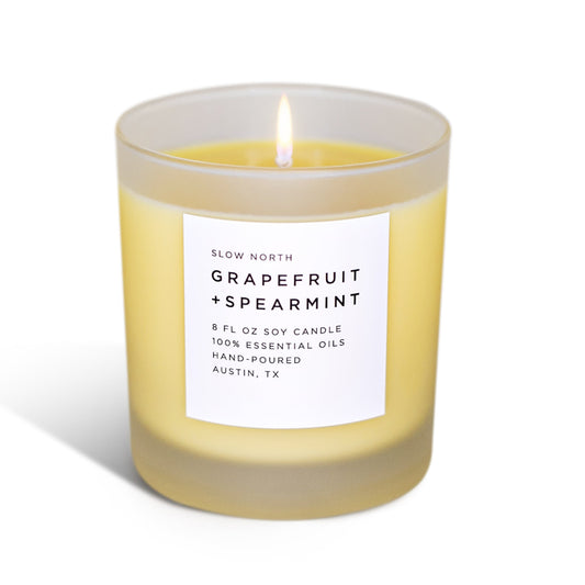 Grapefruit + Spearmint - Signature Candle - Homeland Harvest