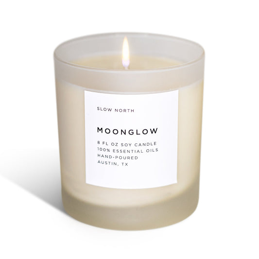 Moonglow - Signature Candle (Patchouli + Cinnamon + Black Pepper) - Homeland Harvest