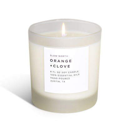 Orange + Clove - Signature Candle - Homeland Harvest